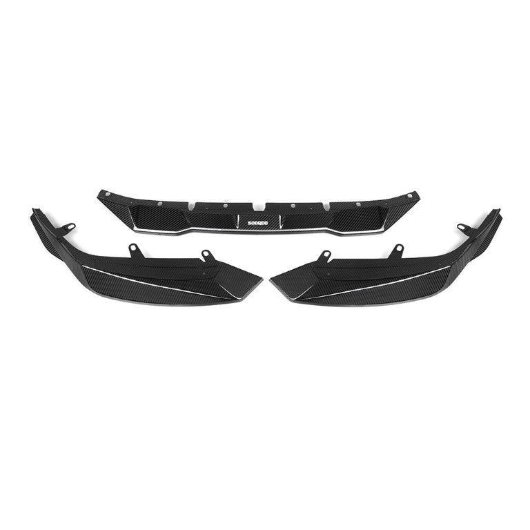 BMW M2 M2C G87 2023-ON with Aftermarket Parts - B Style Front Lip Carbon Fiber from SOOQOO USA