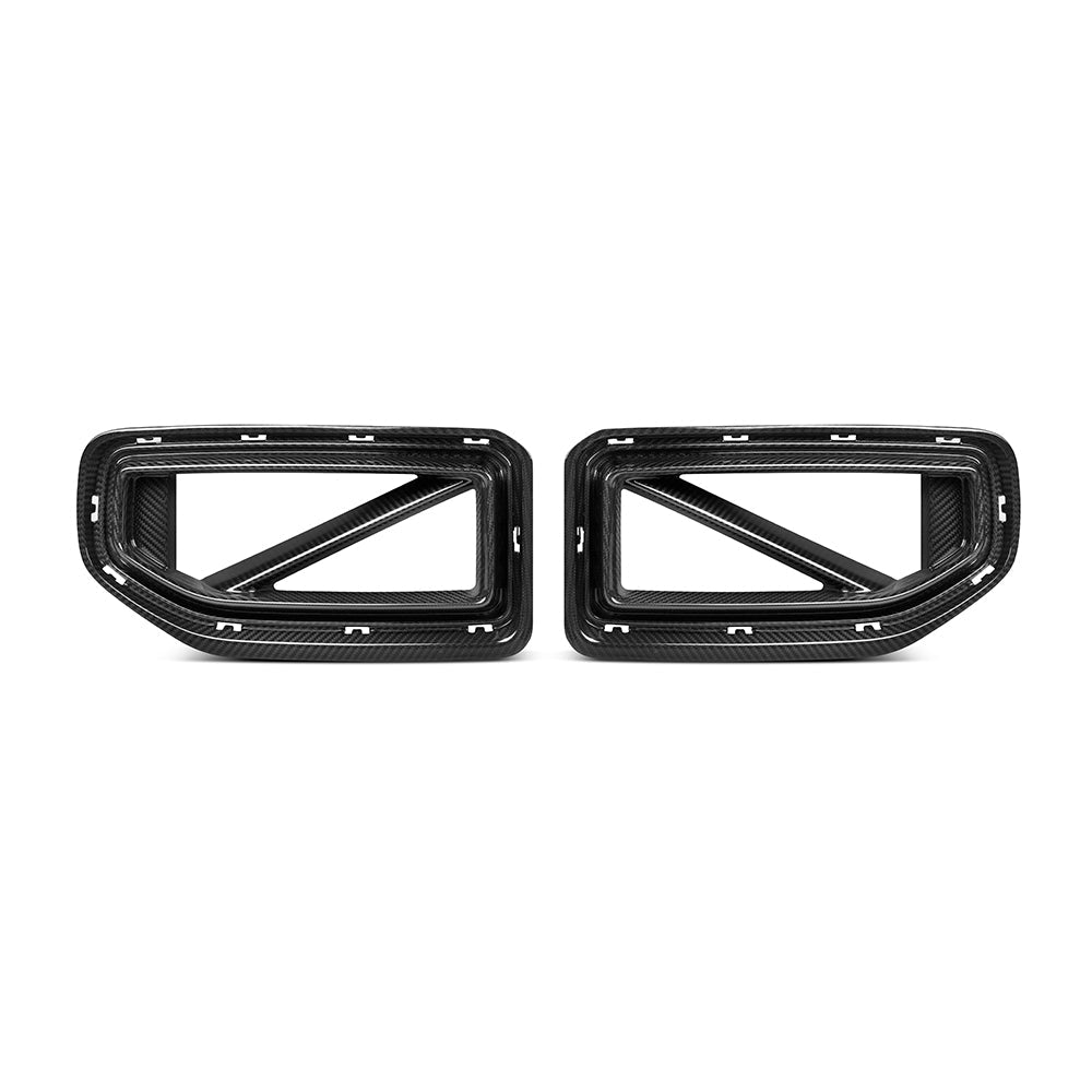 BMW M2 M2C G87 2023 2024 with Aftermarket Parts - Front Kidney Grill Carbon Fiber from SOOQOO USA