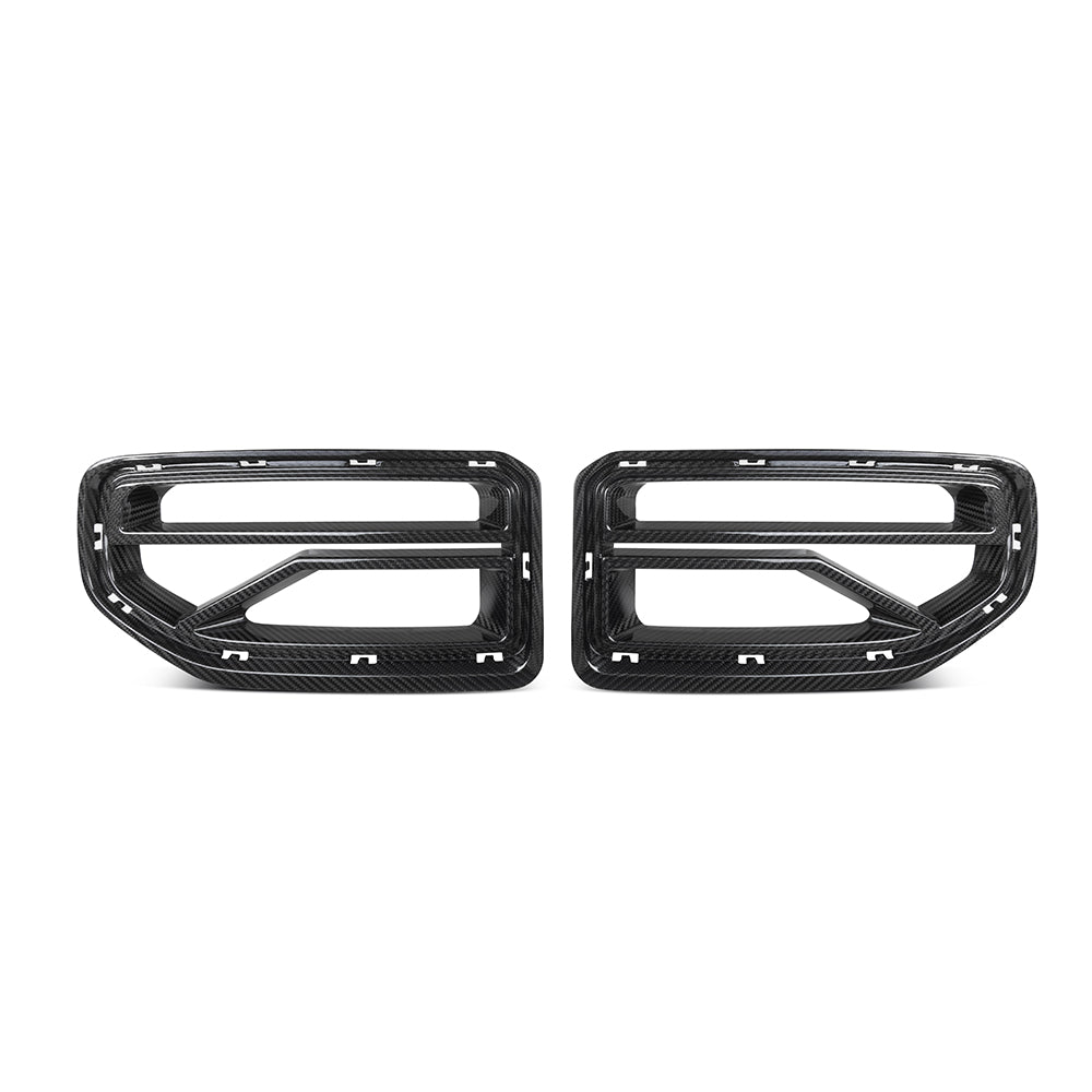 BMW M2 M2C G87 2023 2024 with Aftermarket Parts - SQ-V Front Kidney Grill Carbon Fiber from SOOQOO USA