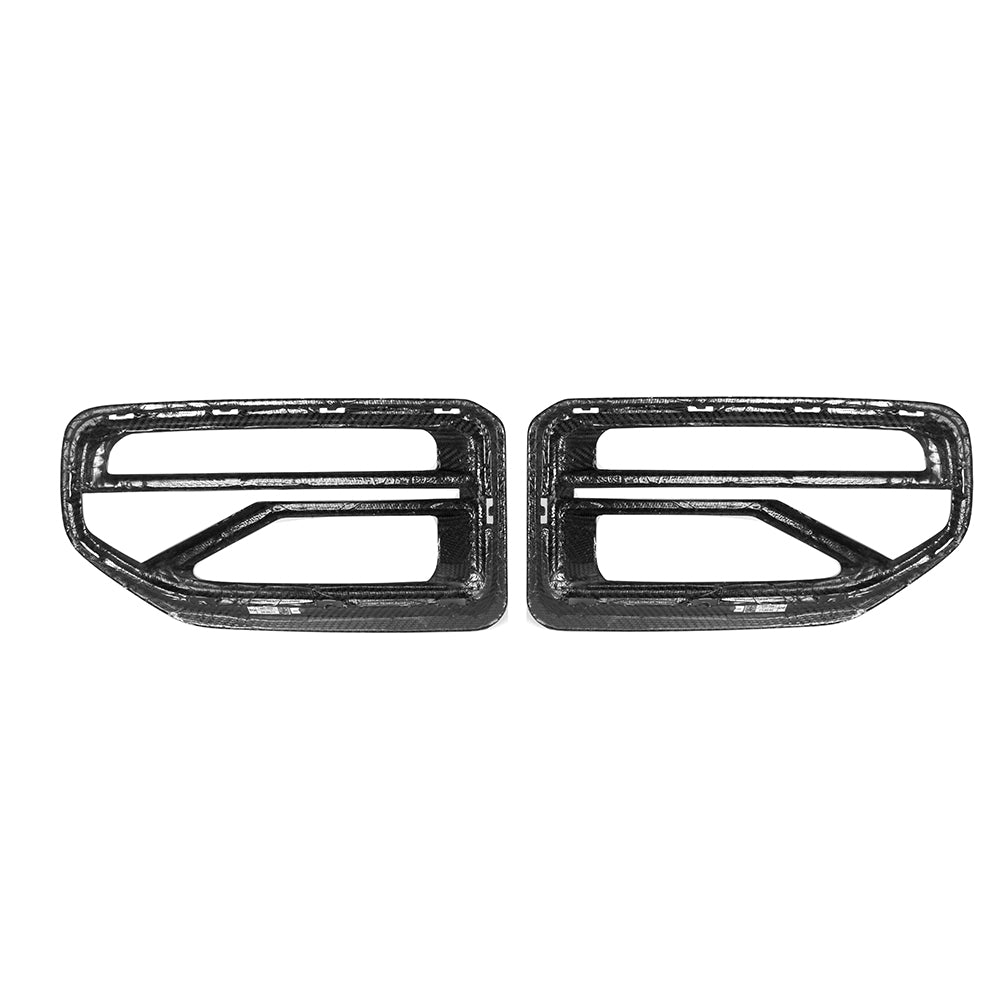 BMW M2 M2C G87 2023 2024 with Aftermarket Parts - SQ-V Front Kidney Grill Carbon Fiber from SOOQOO USA