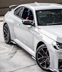 BMW M2 M2C G87 2023 2024 with Aftermarket Parts - Side Skirts?Carbon Fiber from SOOQOO USA