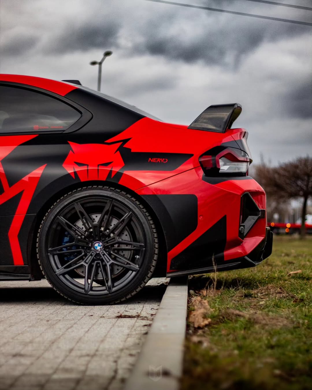 BMW M2 M2C G87 2023 2024 & 2 Series M240 230 G42 2022 2023 2024 with Aftermarket Parts - MP Style Rear Spoiler Wing Pre-preg Carbon from Aero Republic