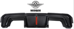 BMW M3CS M3C M3 G80 G81 & M4CS M4C M4 G82 G83 2021-ON with Aftermarket Parts - B Style (With Light) Rear Diffuser & Rear Canards?Carbon Fiber from SOOQOO USA
