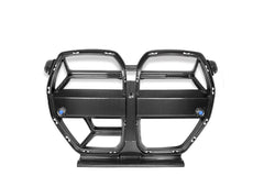 BMW M3 M3C M3CS G80 G81 2021 2022 2023 2024 & M4 M4C M4CS G82 G83 2021 2022 2023 2024 with Aftermarket Parts - CSL / Without ACC & CSL / With ACC Front Kidney Grill Pre-preg Carbon Fiber from Aero Republic