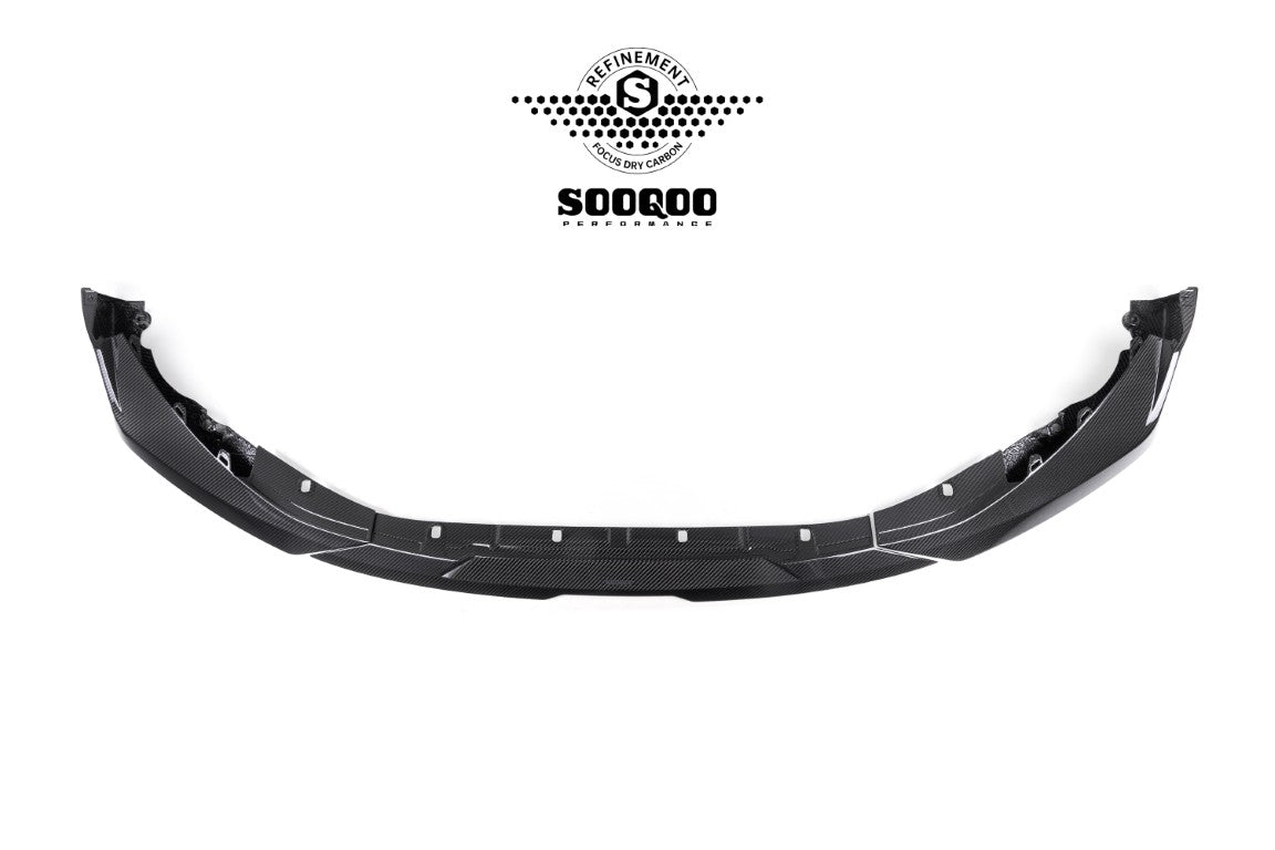 BMW M3CS M3C M3 G80 G81 2021-ON & M4CS M4C M4 G82 G83 2021-ON with Aftermarket Parts - B Style Front Lip Pre-preg Carbon Fiber from SOOQOO USA