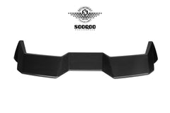 BMW M3CS M3C M3 G81 2021-ON & 3 Series M340i 330i G21 (Fits Both Pre-LCI &  LCI) 2019-ON with Aftermarket Parts - SQ-V2 Rear Roof Spoiler Dry Pre-preg Carbon Fiber from SOOQOO USA