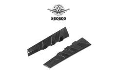 BMW M3CS M3C M3 G81 2021-ON & 3 Series M340i 330i G21 (Fits Both Pre-LCI & LCI) 2019-ON with Aftermarket Parts - Rear Window Fins Dry Pre-preg Carbon Fiber from SOOQOO USA