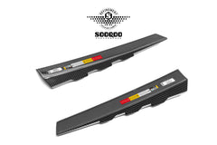 BMW M3CS M3C M3 G81 2021-ON & 3 Series M340i 330i G21 (Fits Both Pre-LCI & LCI) 2019-ON with Aftermarket Parts - Rear Window Fins Dry Pre-preg Carbon Fiber from SOOQOO USA