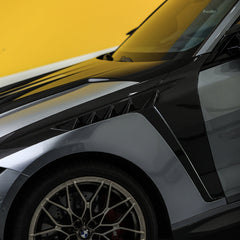 BMW M3 G80 G81 & M4 G82 G83 2021-ON with Aftermarket Parts - V1 Front Fenders Dry Pre-preg Carbon Fiber from SOOQOO USA