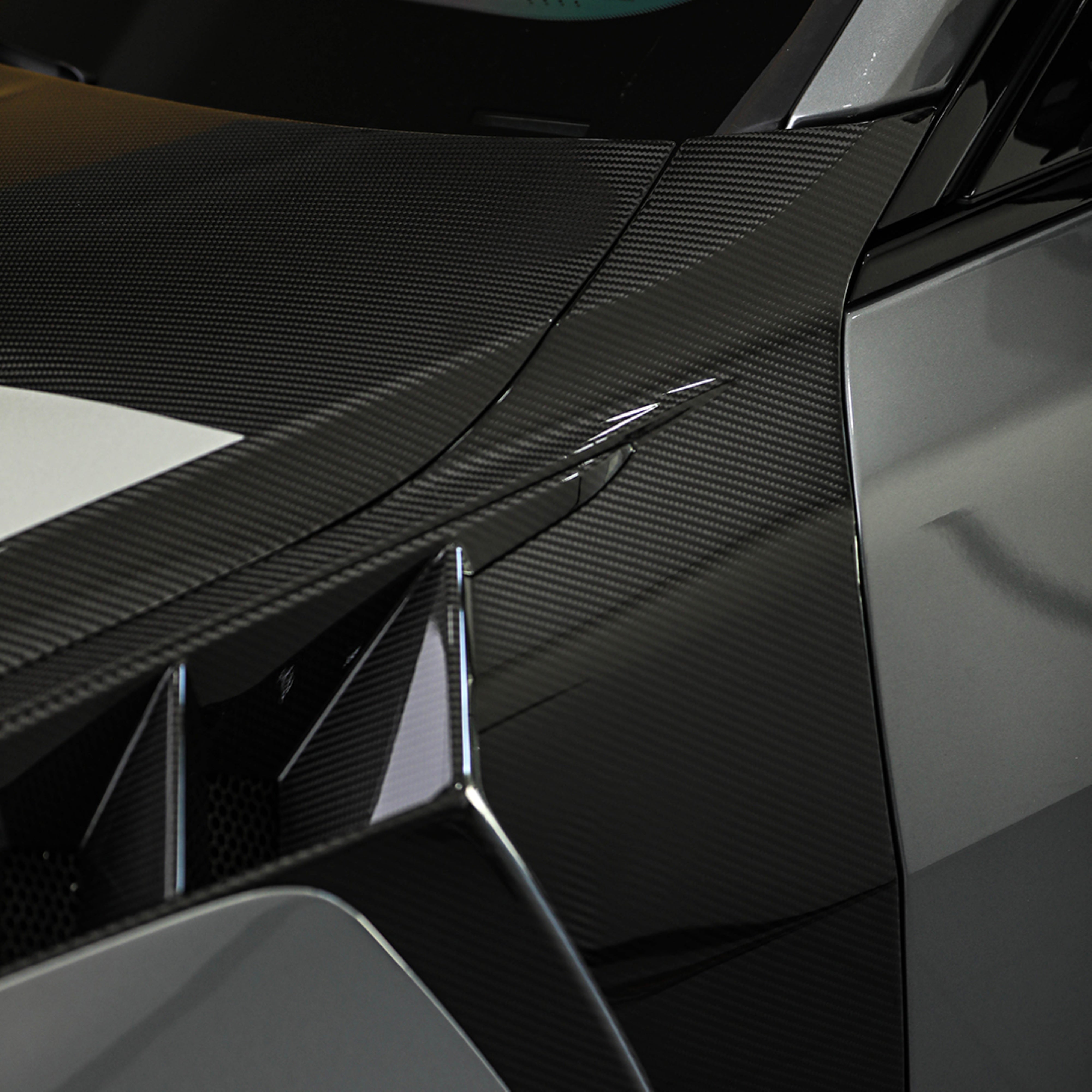 BMW M3 G80 G81 & M4 G82 G83 2021-ON with Aftermarket Parts - V1 Front Fenders Dry Pre-preg Carbon Fiber from SOOQOO USA