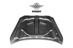 BMW M3 / M3C G80 G81 & M4 / M4C G82 G83 2021-ON with Aftermarket Parts - V3 Hood Bonnet FRP from SOOQOO USA