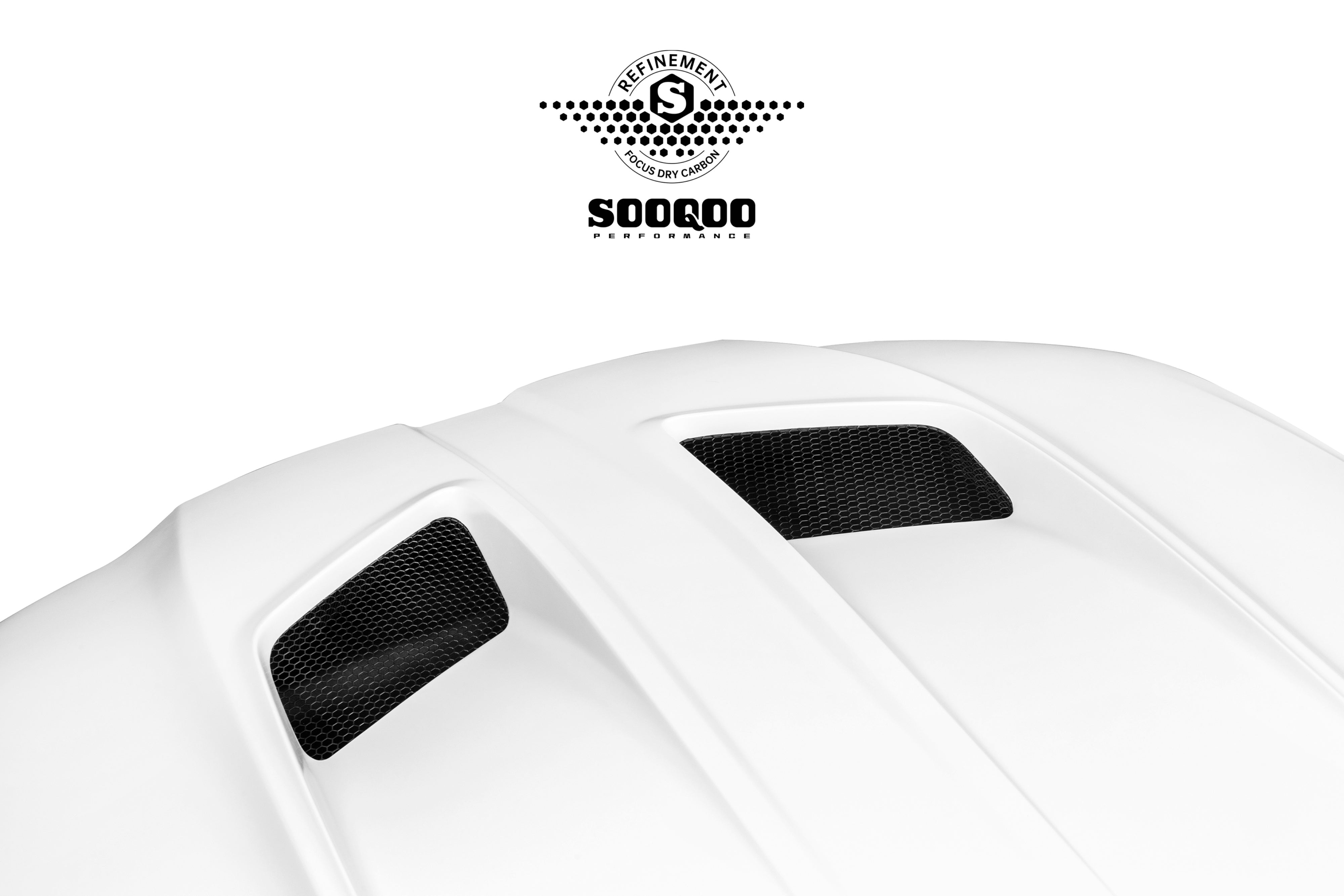 BMW M3 / M3C G80 G81 & M4 / M4C G82 G83 2021-ON with Aftermarket Parts - V3 Hood Bonnet FRP from SOOQOO USA