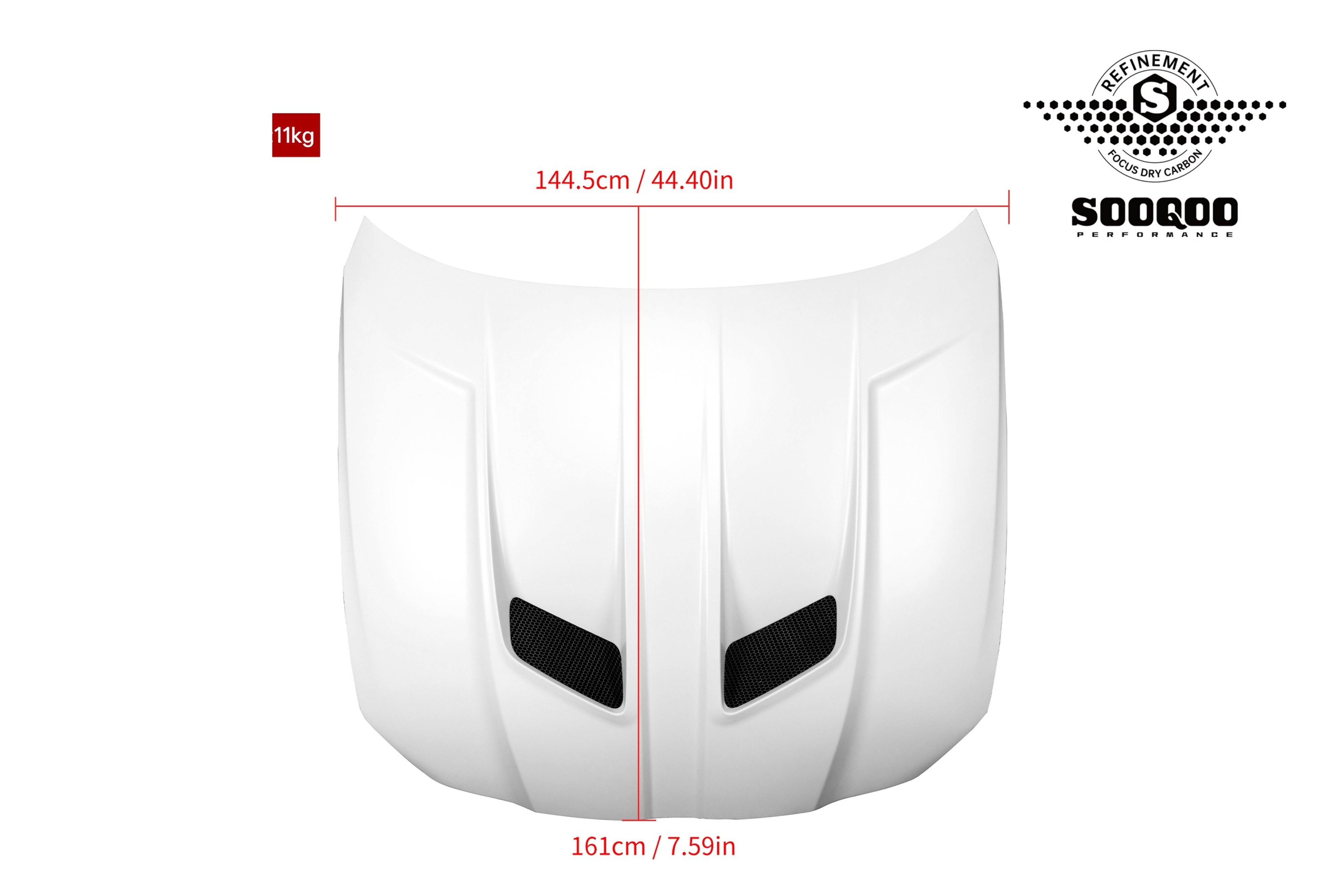 BMW M3 / M3C G80 G81 & M4 / M4C G82 G83 2021-ON with Aftermarket Parts - V3 Hood Bonnet FRP from SOOQOO USA