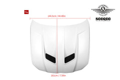 BMW M3 / M3C G80 G81 & M4 / M4C G82 G83 2021-ON with Aftermarket Parts - V3 Hood Bonnet FRP from SOOQOO USA
