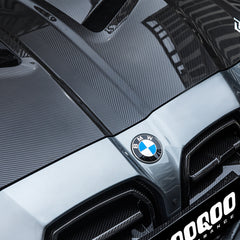 BMW M3 / M3C G80 G81 & M4 / M4C G82 G83 2021-ON with Aftermarket Parts - Hood Bonnet Dry Pre-preg Carbon Fiber from SOOQOO USA