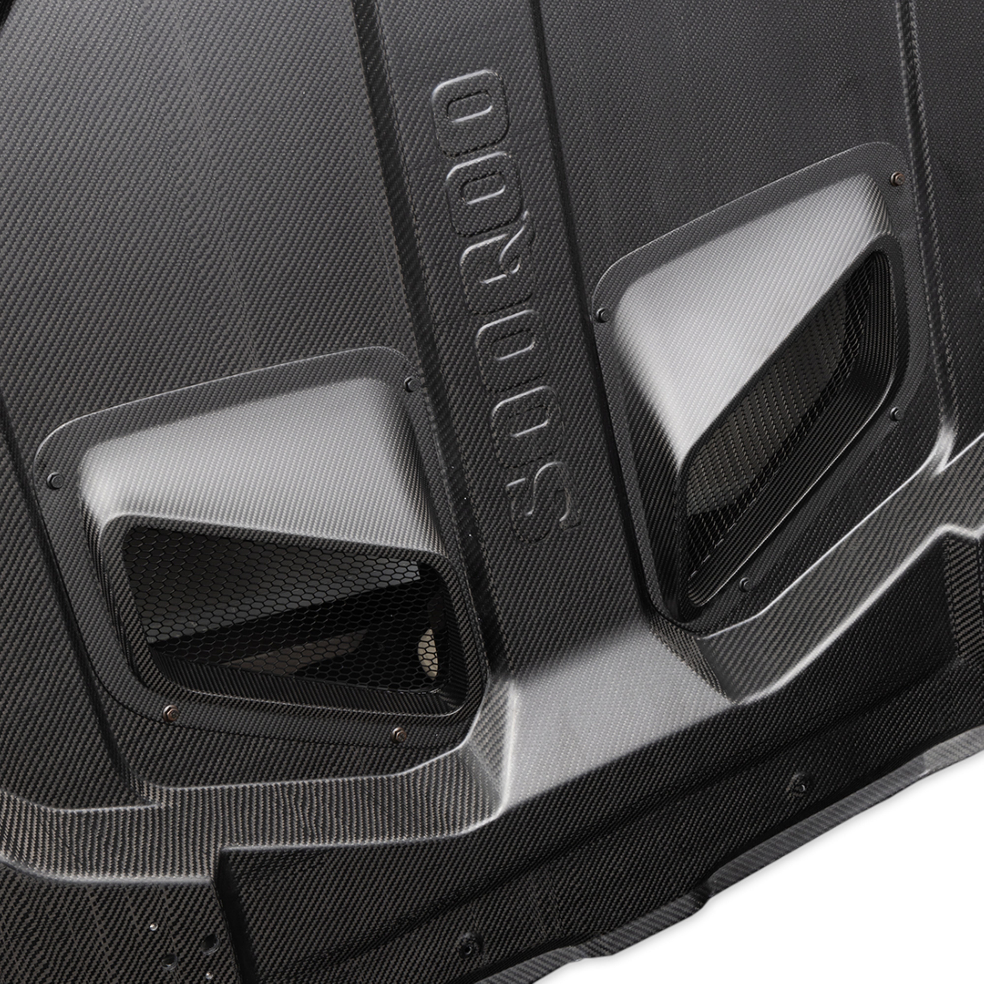 BMW M3 / M3C G80 G81 & M4 / M4C G82 G83 2021-ON with Aftermarket Parts - Hood Bonnet Dry Pre-preg Carbon Fiber from SOOQOO USA