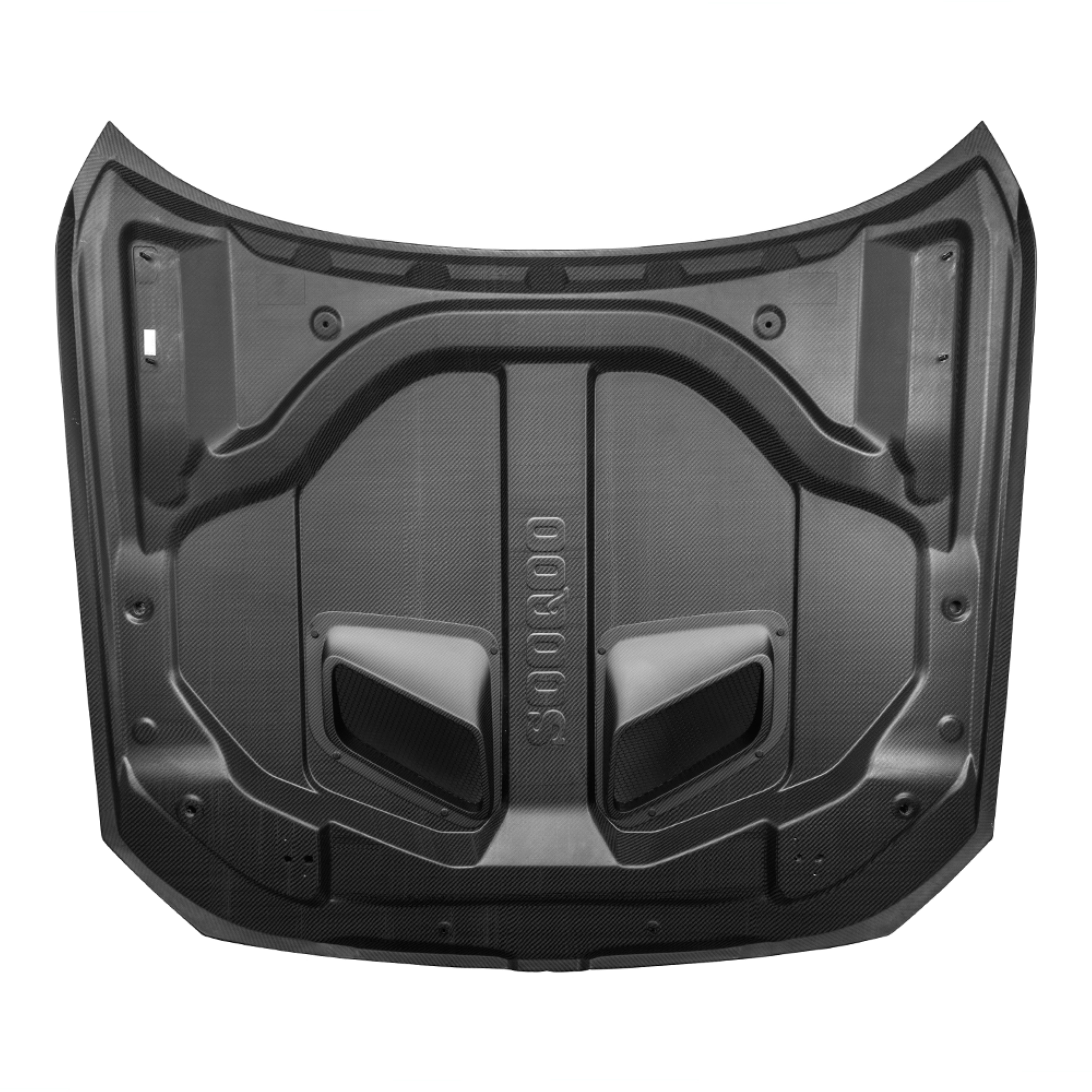 BMW M3 / M3C G80 G81 & M4 / M4C G82 G83 2021-ON with Aftermarket Parts - Hood Bonnet Dry Pre-preg Carbon Fiber from SOOQOO USA