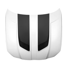 BMW M3 / M3C G80 G81 & M4 / M4C G82 G83 2021-ON with Aftermarket Parts - V2 Hood Bonnet Partial Dry Pre-preg Carbon Fiber from SOOQOO USA