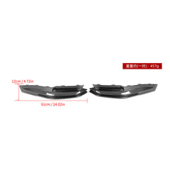 BMW M3 M3C M3CS G80 G81 2021 2022 2023 2024 & M4 M4C M4CS M4CSL G82 G83 2021 2022 2023 2024 with Aftermarket Parts - Without Light Rear Diffuser & Canards?Pre-preg Carbon Fiber from SOOQOO USA