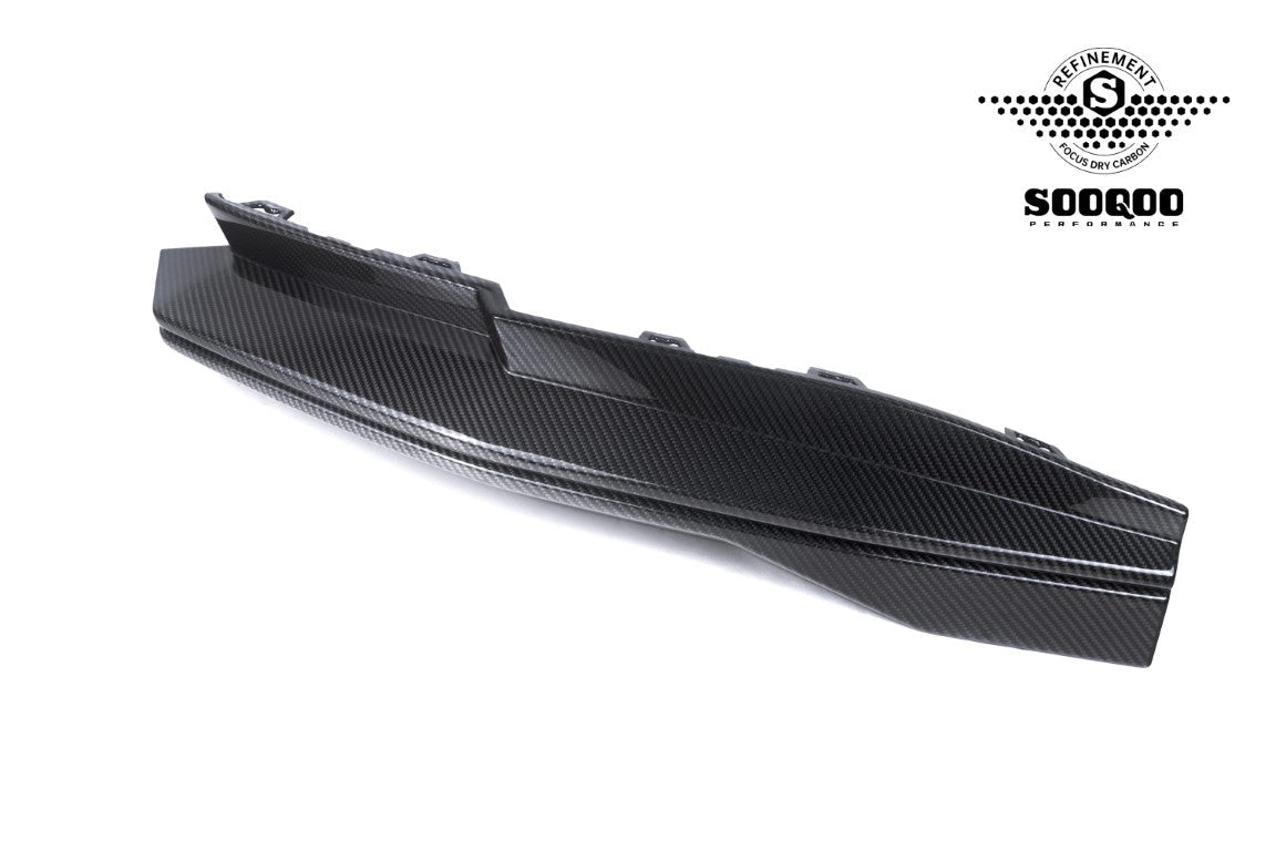 BMW M3CS M3C M3 G80 G81 & M4CS M4C M4 G82 G83 2021-ON with Aftermarket Parts - B Style (With Light) Rear Diffuser & Rear Canards?Carbon Fiber from SOOQOO USA