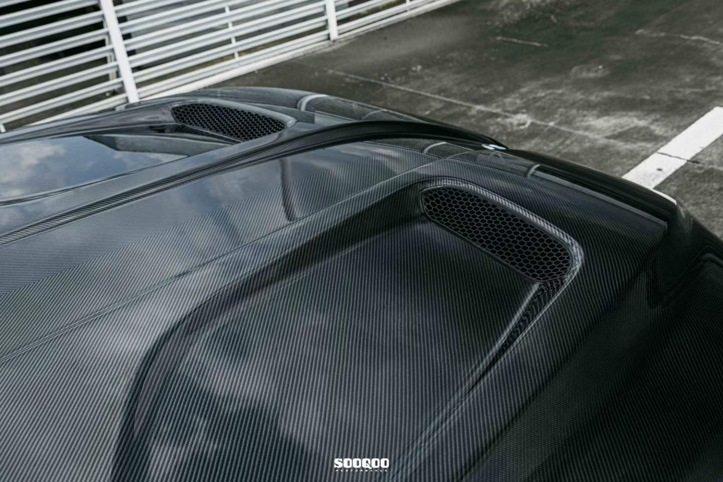 BMW M5C M5 G90 G99 2024-ON & 5 Series 550e 540i xDrive 535d 535 530i G60 G61 2024-ON with Aftermarket Parts - Hood Bonnet & Naca Ducts & Vent Garnishes Dry Pre-preg Carbon Fiber from SOOQOO USA
