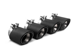 BMW M5C M5 G90 2024-ON with Aftermarket Parts - OEM Style Exhaust Tips Carbon Fiber from SOOQOO USA