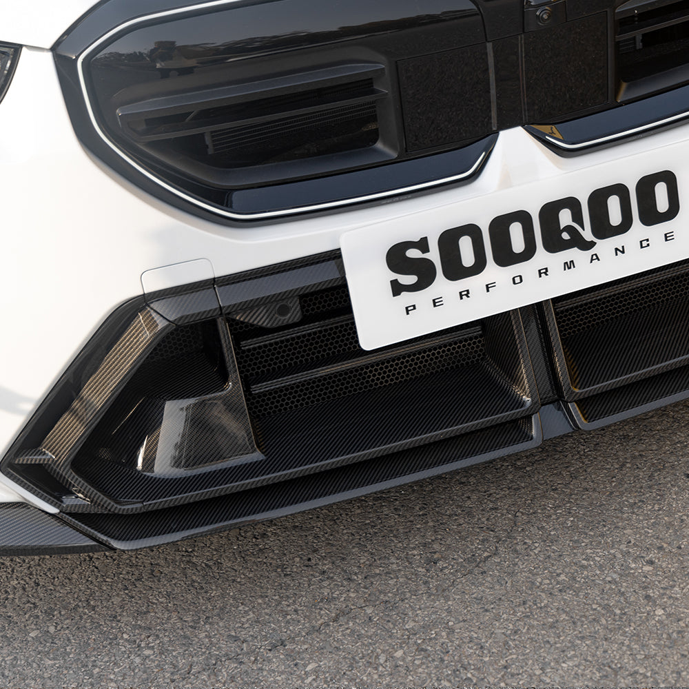 Upgrade Your BMW M5C M5 G90 2024-ON with Aftermarket Parts - Front Center Vent Trim Grill Replacement Carbon Fiber from SOOQOO USA