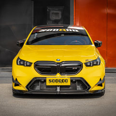 Upgrade Your BMW M5C M5 G90 2024-ON with Aftermarket Parts - A Style Front Lip Carbon Fiber from SOOQOO USA