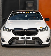 Upgrade Your BMW M5C M5 G90 2024-ON with Aftermarket Parts - B Style Front Lip Carbon Fiber from SOOQOO USA