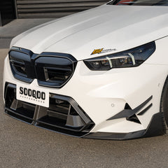 Upgrade Your BMW M5C M5 G90 2024-ON with Aftermarket Parts - B Style Front Lip Carbon Fiber from SOOQOO USA