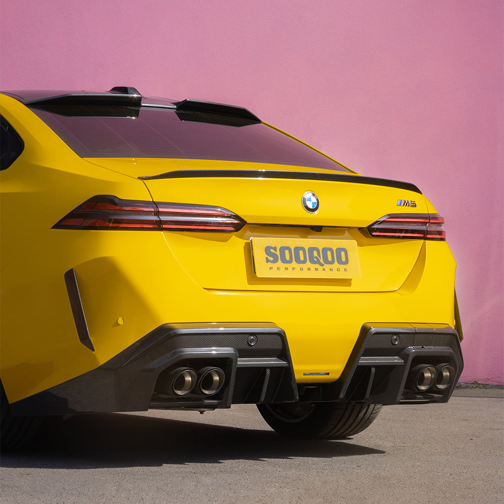 Upgrade Your BMW M5C M5 G90 2024-ON with Aftermarket Parts - A Style Rear Diffuser Carbon Fiber from SOOQOO USA