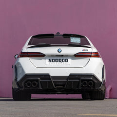 BMW M5C M5 G90 2024-ON & i5 xDrive40 G60 G61 2024-ON & 5 Series G60 G61 2024-ON with Aftermarket Parts - Rear Roof Spoiler Carbon Fiber from SOOQOO USA