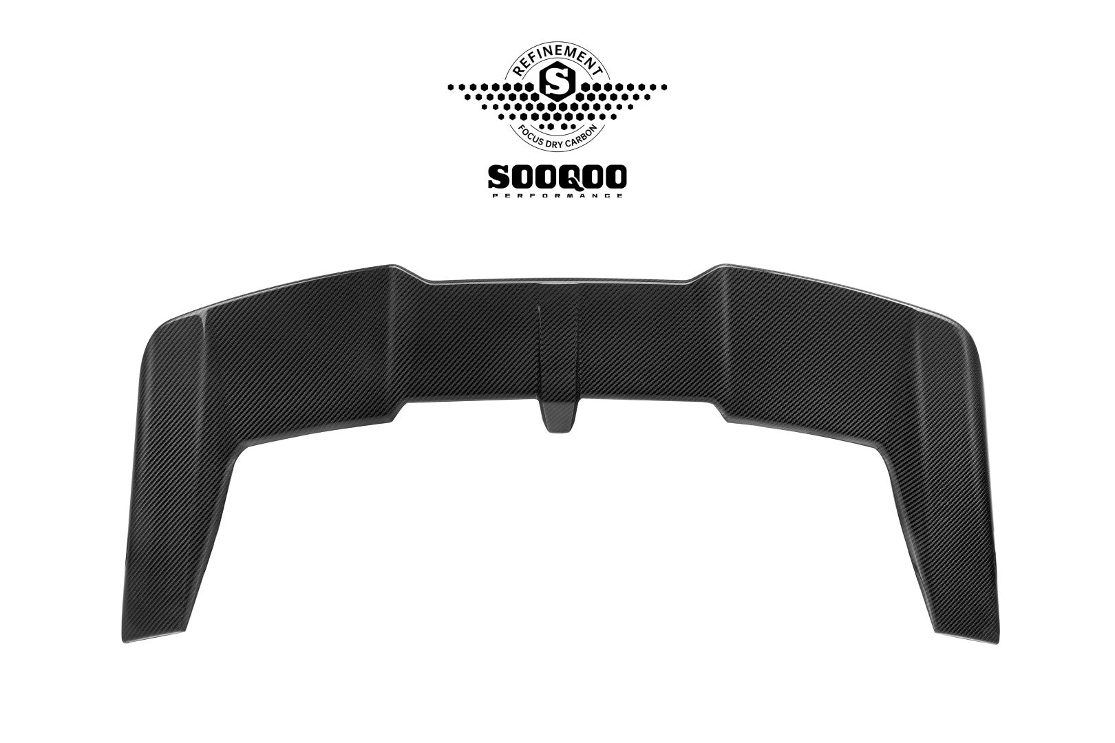 BMW M5 G99 2024-ON with Aftermarket Parts - Rear Roof Spoiler Dry Pre-preg Carbon Fiber from SOOQOO USA