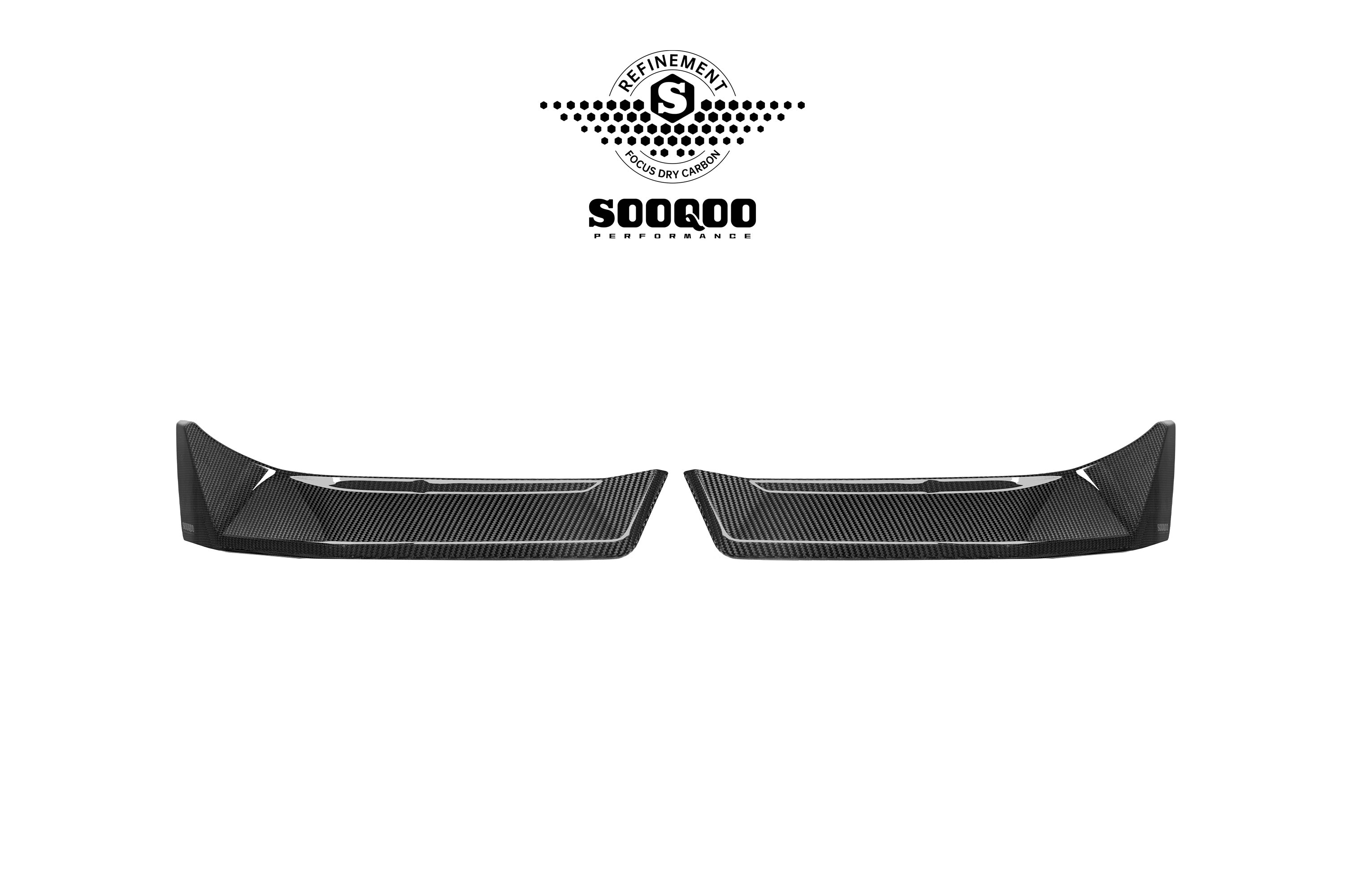 BMW X3 M50i/30i xDrive G45 2025-ON with Aftermarket Parts - Front Lip Dry Pre-preg Carbon Fiber from SOOQOO USA