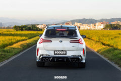 BMW X3 M50i/30i xDrive G45 2025-ON with Aftermarket Parts - Rear Canards Dry Pre-preg Carbon Fiber from SOOQOO USA
