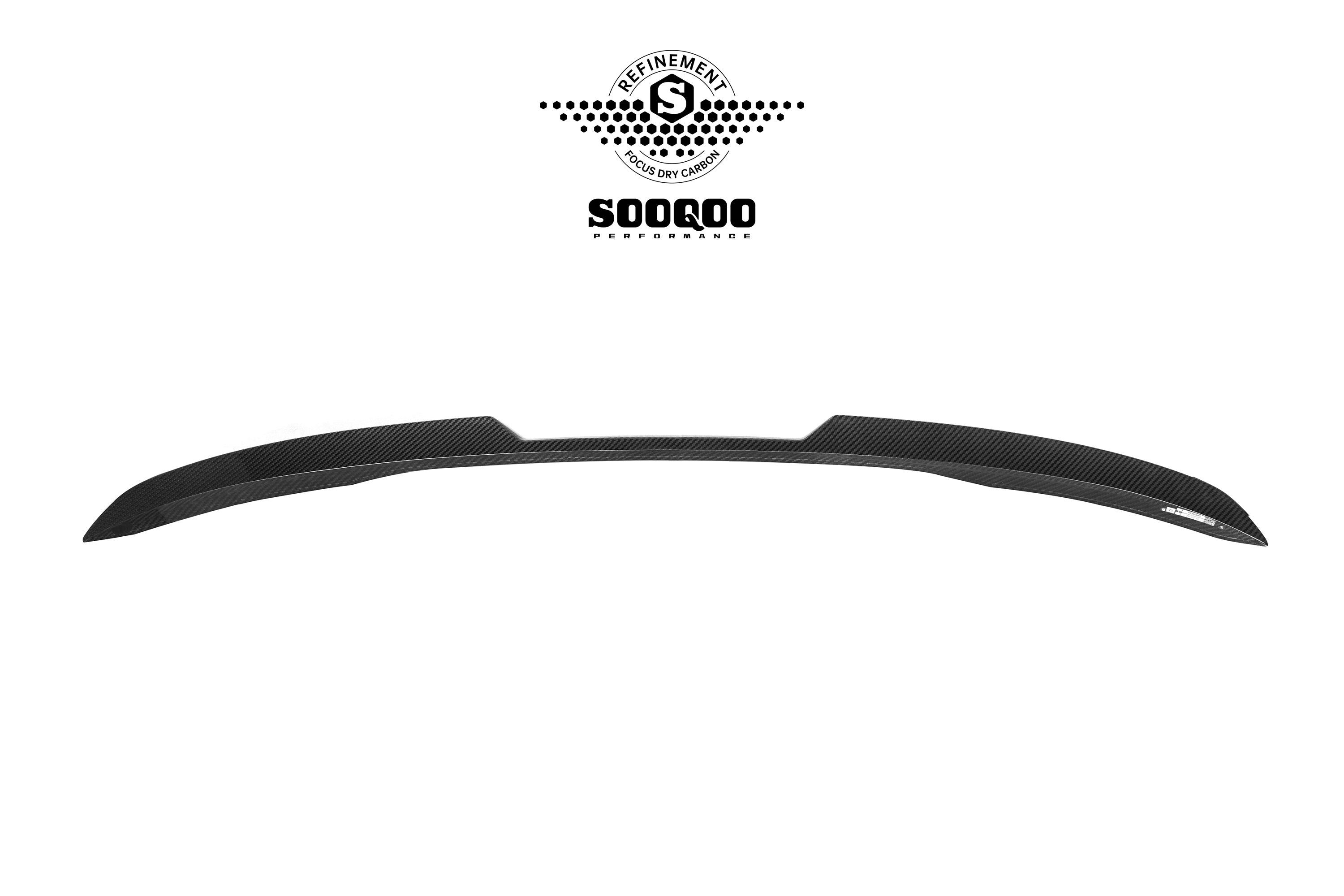 BMW X3 M50i/30i xDrive G45 2025-ON with Aftermarket Parts - Rear Lip Spoiler Dry Pre-preg Carbon Fiber from SOOQOO USA
