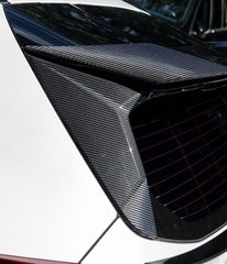 BMW X3 M50i/30i xDrive G45 2025-ON with Aftermarket Parts - Rear Window Side Trim Dry Pre-preg Carbon Fiber from SOOQOO USA