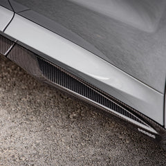 BMW X3M X3MC F97 LCI 2022-ON &?IX3 BEV G08 LCI 2022-ON with Aftermarket Parts - Side Skirts Pre-preg Carbon Fiber from SOOQOO USA