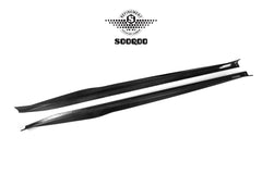 BMW X3M X3MC F97 LCI 2022-ON & IX3 BEV G08 LCI 2022-ON with Aftermarket Parts - Side Skirts Pre-preg Carbon Fiber from SOOQOO USA