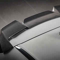 BMW X5 M60i M50i s/x Drive 40i xDrive 50e G05 LCI (Fits Both Pre-LCI & LCI) 2019 2020 2021 2022 2023 2024? with Aftermarket Parts - Rear Roof Spoiler?Carbon Fiber from SOOQOO USA