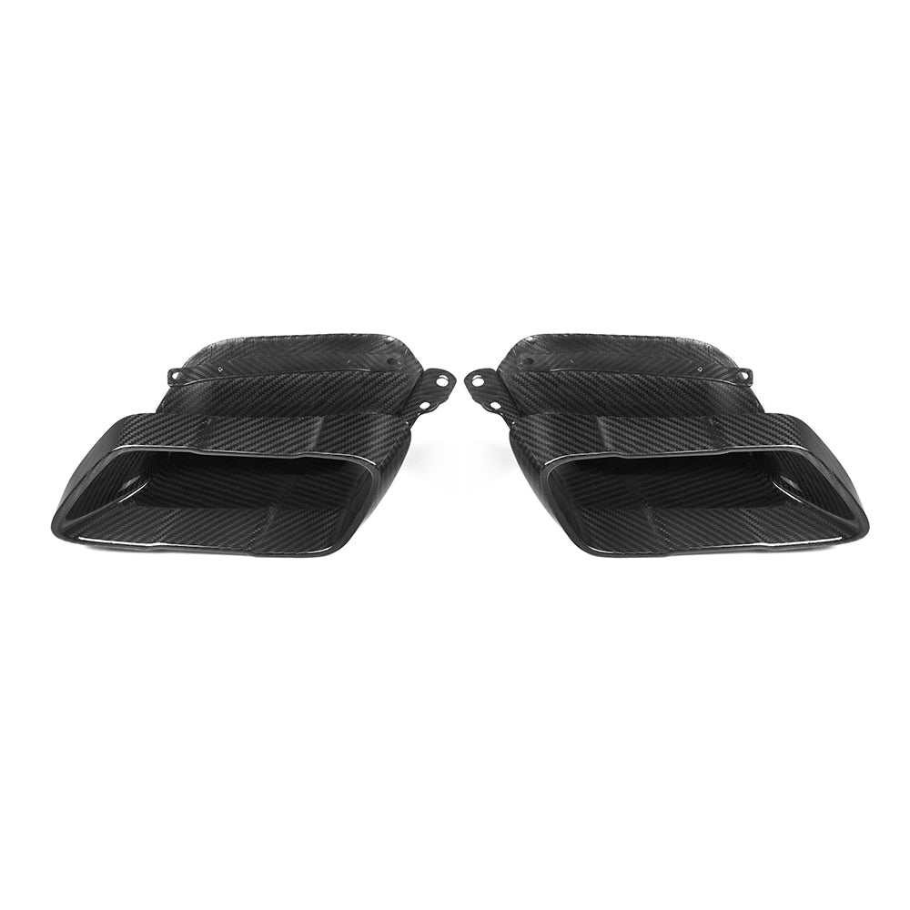 BMW X5 M60i s/x Drive 40i xDrive 50e G05 (Fits Both Pre-LCI & LCI) 2019 2020 2021 2022 2023 2024 with Aftermarket Parts - Rear Diffuser & Canards & Exhaust Tips Carbon Fiber from?SOOQOO USA