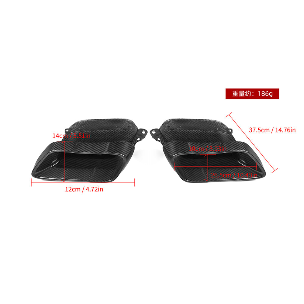 BMW X5 M60i s/x Drive 40i xDrive 50e G05 (Fits Both Pre-LCI & LCI) 2019 2020 2021 2022 2023 2024 with Aftermarket Parts - Rear Diffuser & Canards & Exhaust Tips Carbon Fiber from?SOOQOO USA
