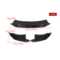 BMW X5 M60i s/x Drive 40i xDrive 50e G05 LCI 2024-ON with Aftermarket Parts - Front Lip?Carbon Fiber from SOOQOO USA