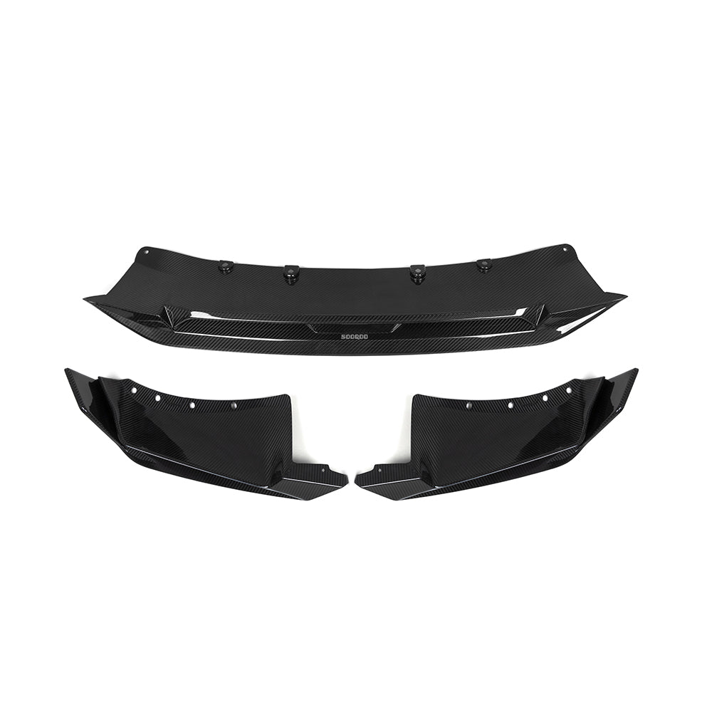 BMW X5 M60i s/x Drive 40i xDrive 50e G05 LCI 2024-ON with Aftermarket Parts - Front Lip?Carbon Fiber from SOOQOO USA