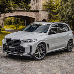 BMW X5 M60i s/x Drive 40i xDrive 50e G05 LCI 2024-ON with Aftermarket Parts - Front Lip Carbon Fiber from SOOQOO USA