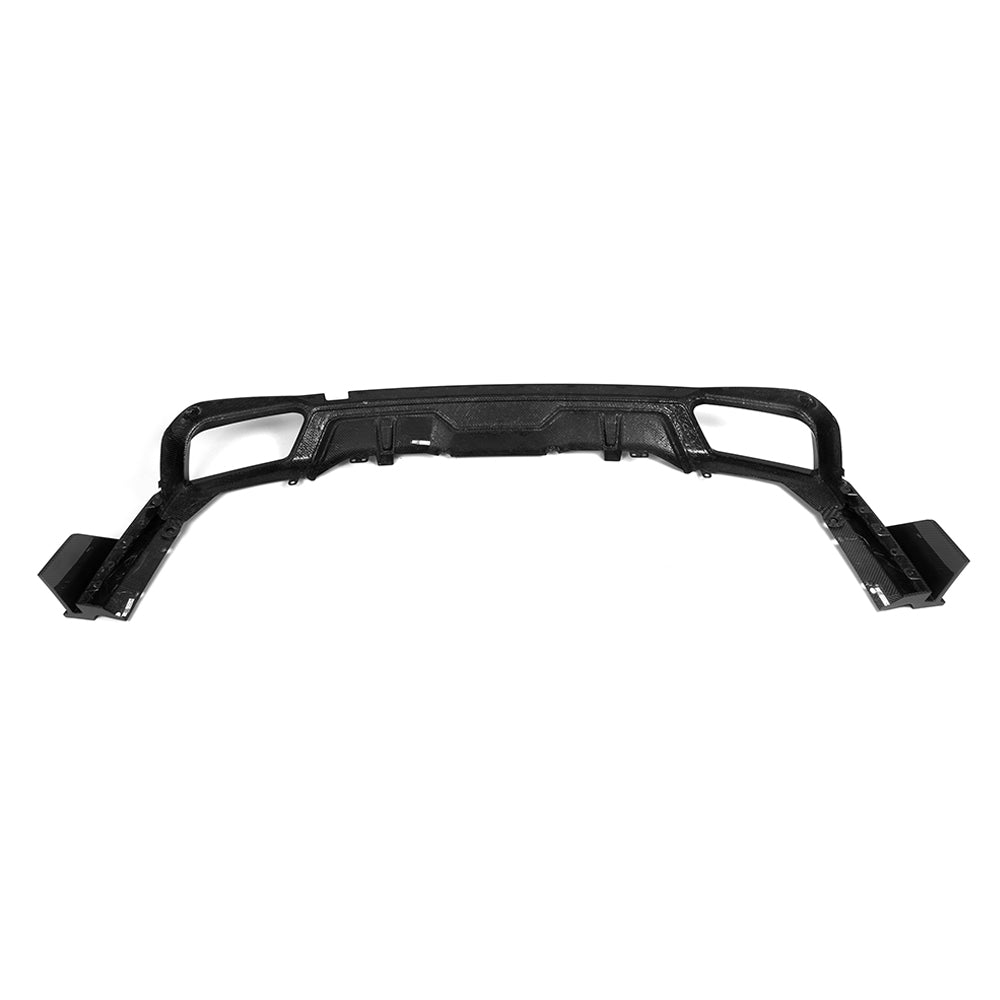BMW X5 M60i s/x Drive 40i xDrive 50e G05 (Fits Both Pre-LCI & LCI) 2019 2020 2021 2022 2023 2024 with Aftermarket Parts - Rear Diffuser & Canards & Exhaust Tips Carbon Fiber from?SOOQOO USA