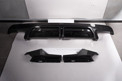 BMW X5M X5MC F95 LCI 2024-ON with Aftermarket Parts - Without & with Light Rear Diffuser Carbon Fiber from SOOQOO USA