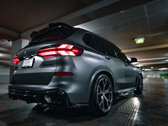 BMW X5M X5MC F95 LCI 2024-ON with Aftermarket Parts - Side Skirts?Carbon Fiber from SOOQOO USA