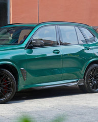 BMW X5M X5MC F95 LCI 2024-ON with Aftermarket Parts - Side Skirts Carbon Fiber from SOOQOO USA