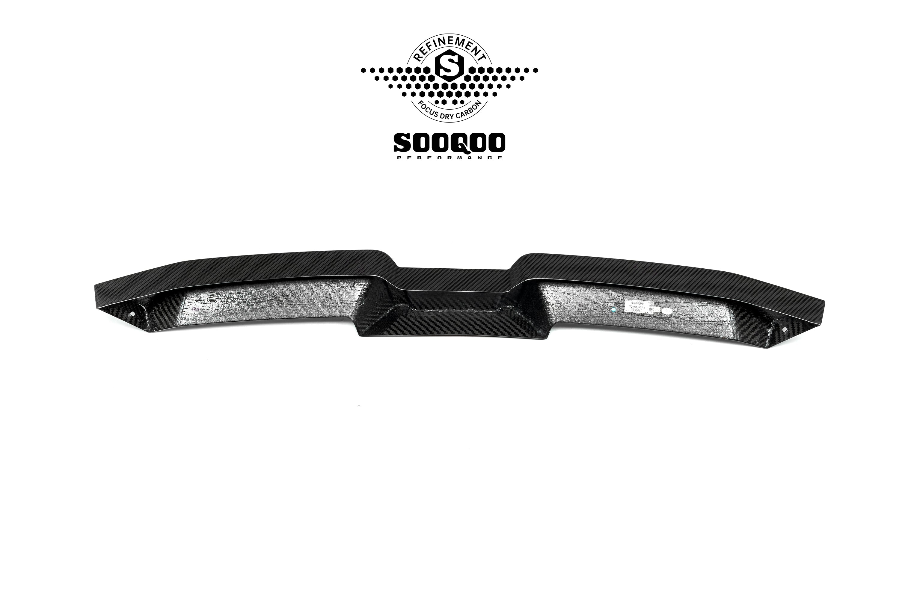 BMW X6 M60I xDrive40i (with M-Package) G06 Pre-LCI 2020 2021 2022 2023 with Aftermarket Parts - Front Lip Dry Pre-preg Carbon Fiber from SOOQOO USA